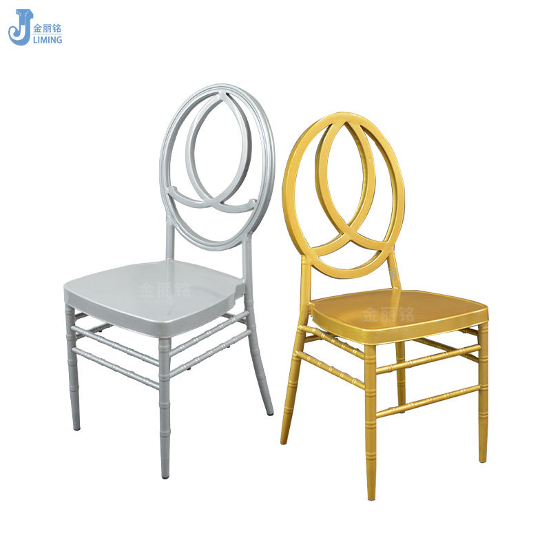 Creativo estilo ins Silla de bambú metal redondo trasero Phoenix silla restaurante occidental mesa y silla luz estilo de lujo comedor restaurante silla