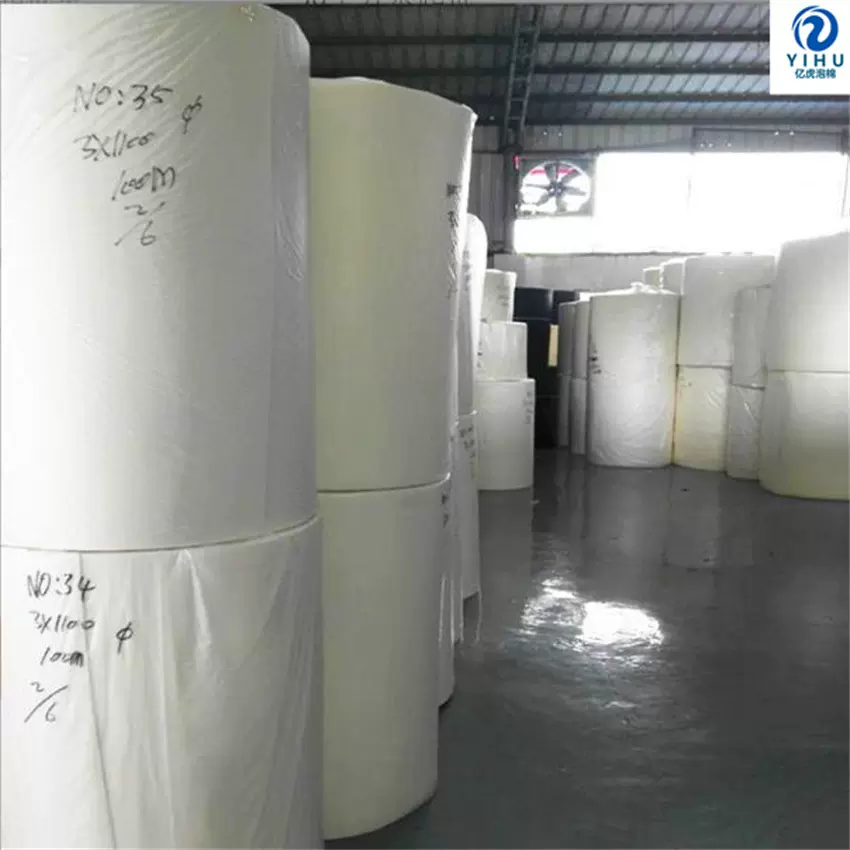 定制ixpe泡棉卷材电子交联 xpe材料隔声垫批发慢回弹高弹PO片材