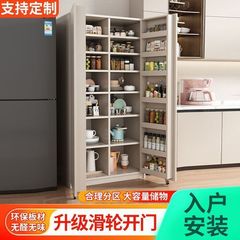实木餐边柜收纳柜冰箱柜一体带门餐边柜靠墙多功能储物柜零食柜