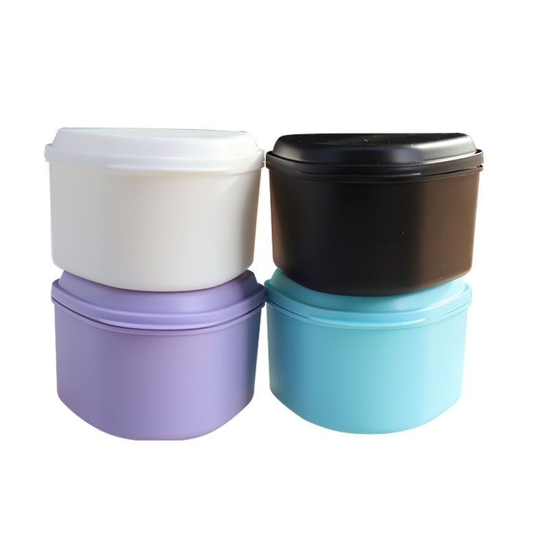 Caja de plástico de embalaje, caja de boca completa de dentadura, caja de retención de ortodoncia dental, caja de dentadura portátil, caja de almacenamiento de dientes