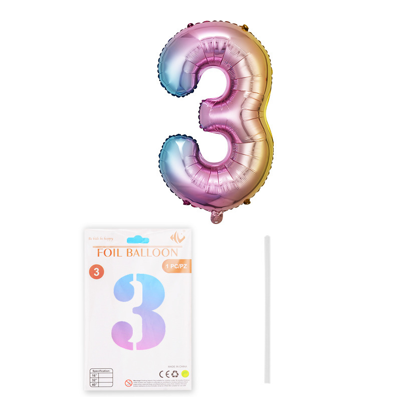 Película de aluminio de 16 pulgadas globo digital tapa dura papel de embalaje independiente tarjeta bola de papel de aluminio decoración de fiesta de cumpleaños al por mayor