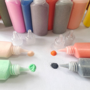 Bottled Colored Sand Kidsren's DIY Small Bags Colored Sand Sub-Package 72 Colors 10G20G35G Sand Painting Small Package Colored Sand