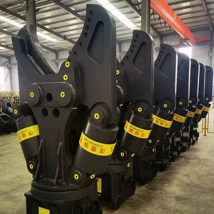 Экскаватор гидравлический ножницы 360 градусов поворотный многофункциональный гидравлический зажим железобетонный двойной цилиндр