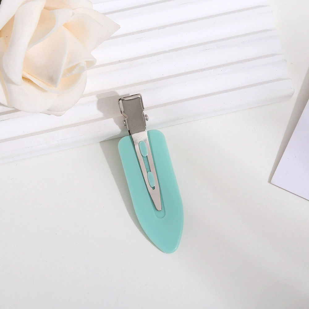 Universal acrylic matte hairgrip, cute cream hair accessory, wholesale