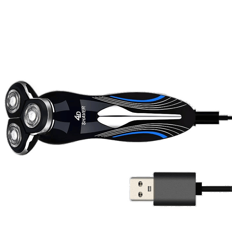 Afeitadora eléctrica multifuncional 4D inteligente de lavado de cuerpo afeitadora de coche recargable fábrica de cuchillos de barba Ruike para hombres