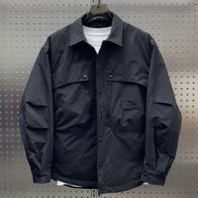 秋冬新款保暖工装棉服外套男士潮牌设计宽松百搭防寒加厚棉袄夹克