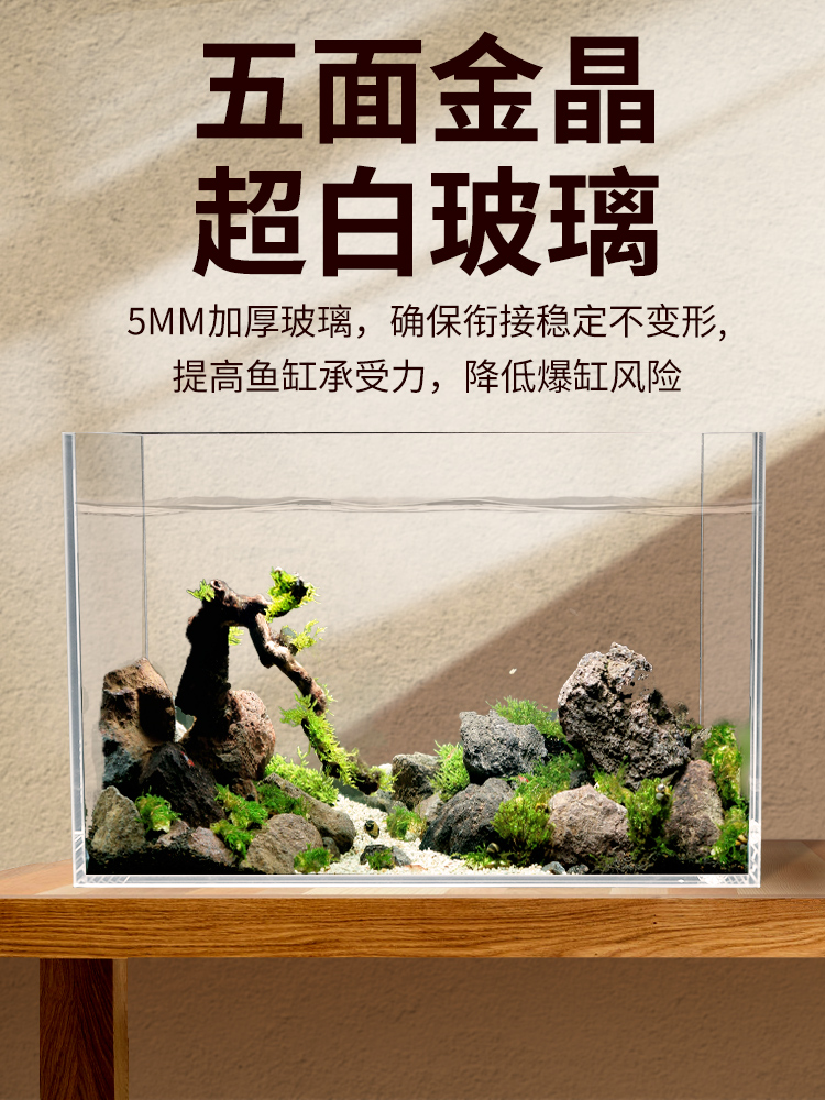 Glass aquarium