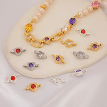 ��������3�ֿ��~��18K��ɫ���ɫ�ʯ�p���B�ӿ�DIY�Ʒ�����β