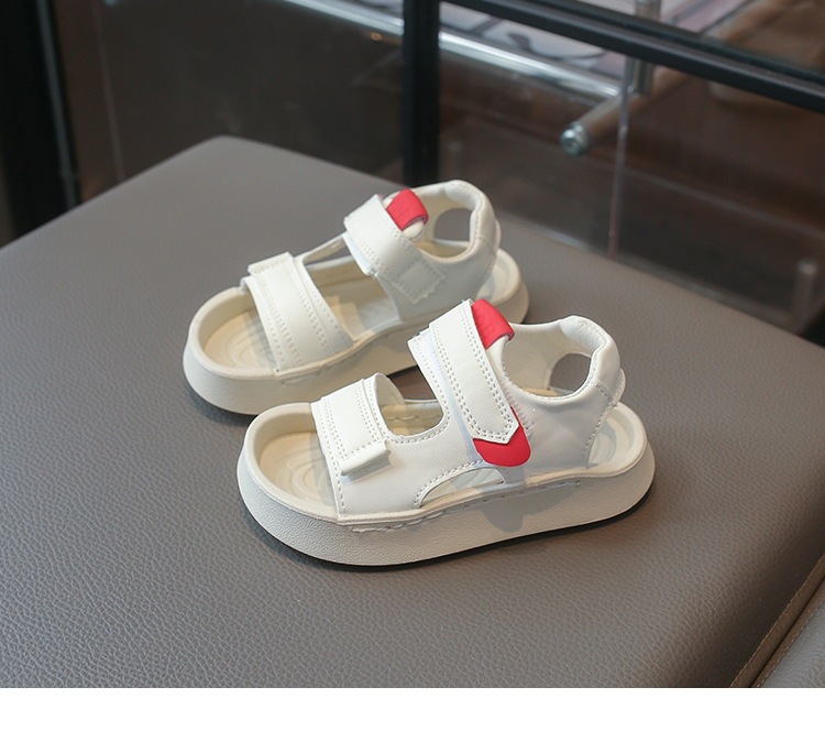 Kids Velcro Sandals Breathable Soft Sole Waterproof Summer Shoes_voghion.com