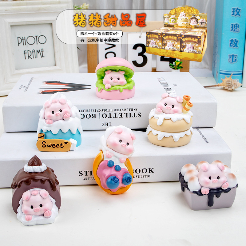 12 星座 PAI クリスタルブラインドボックス樹脂フィギュアサプライズブラインドボックスかわいい装飾品オフィス装飾誕生日ギフト|undefined