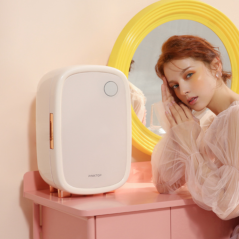 Nuevo mini refrigerador inteligente de temperatura constante de 12L, refrigerador de belleza para cosméticos y cuidado de la piel, refrigerador pequeño portátil para el hogar