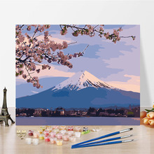 �羳������ͯ�ֻ��ϩͿɫdiy�����ͻ���ͨ�����羰����30*40