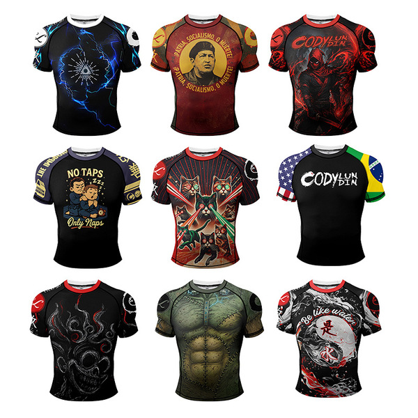 summer breathable T-shirt with a round collar