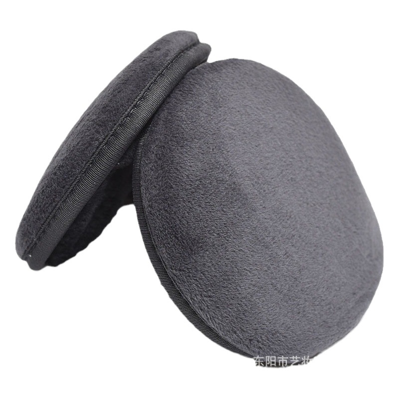 Invierno unisex felpa engrosada extra-grandes orejeras al aire libre montar a prueba de frío caliente espalda-llevar orejeras