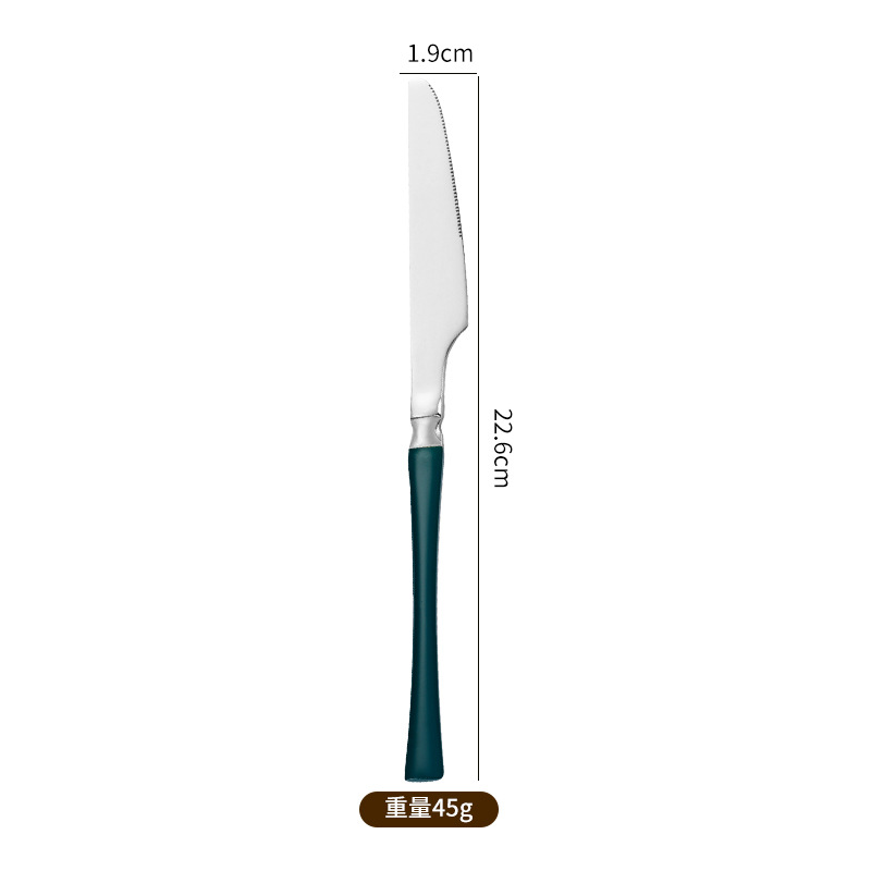 Cuchillo de plata verde_2