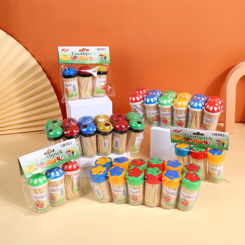 100 piezas de pequeños floreros domésticos, palillos de dientes, copos de nieve, palillos de bambú de tubo transparente, un yuan y dos yuanes, grandes almacenes