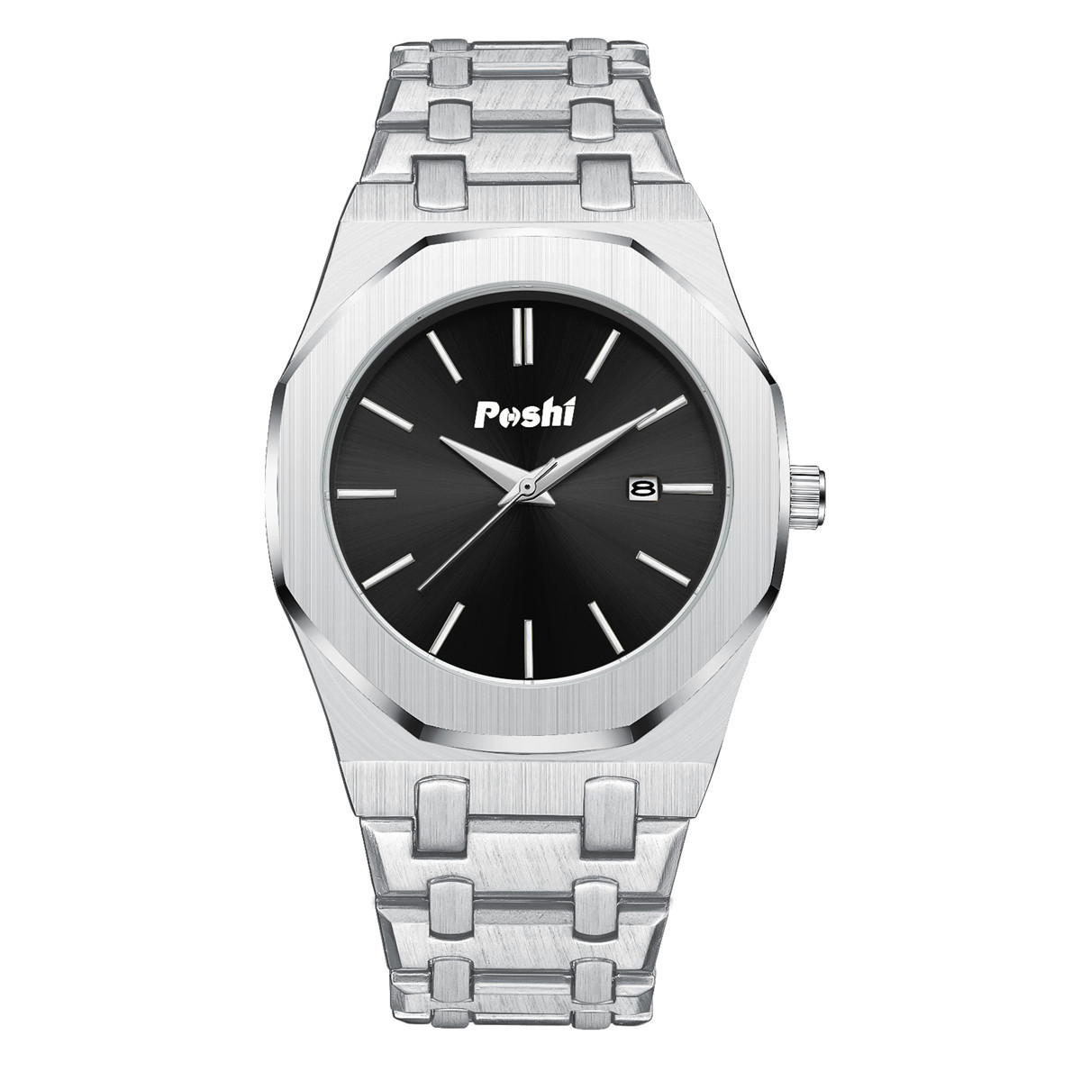 Marca suiza nuevo reloj de estilo ultrafino impermeable para hombre calendario reloj de cuarzo transmisión en vivo comercio exterior estilo caliente entrega de una pieza