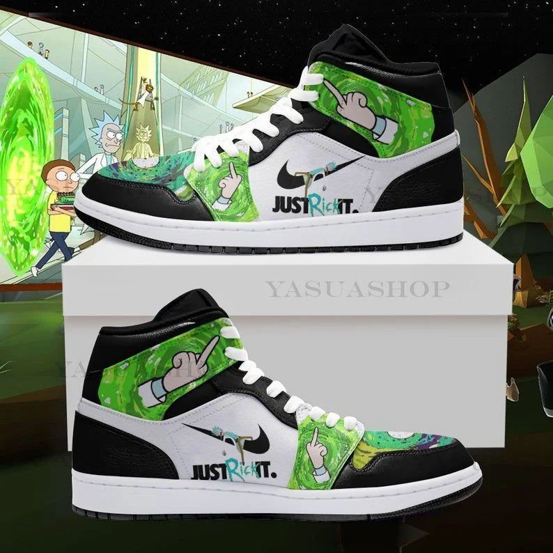 A generation of cartoon animation can be diy printed high-top basketball shoes cross-border independent station sports casual shoes