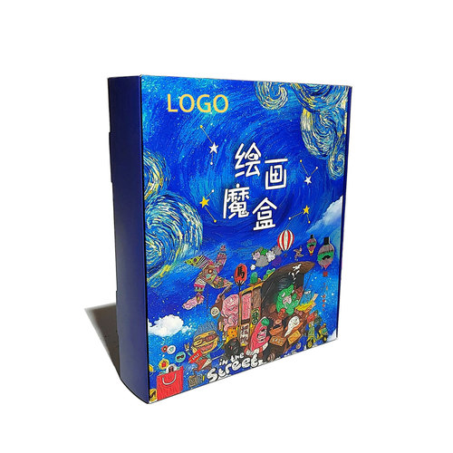 New Children's Festival Gift Student Art Supplies Painting Gift Box Set Office Supplies Magic Box Drawing Notebooks Wholesale