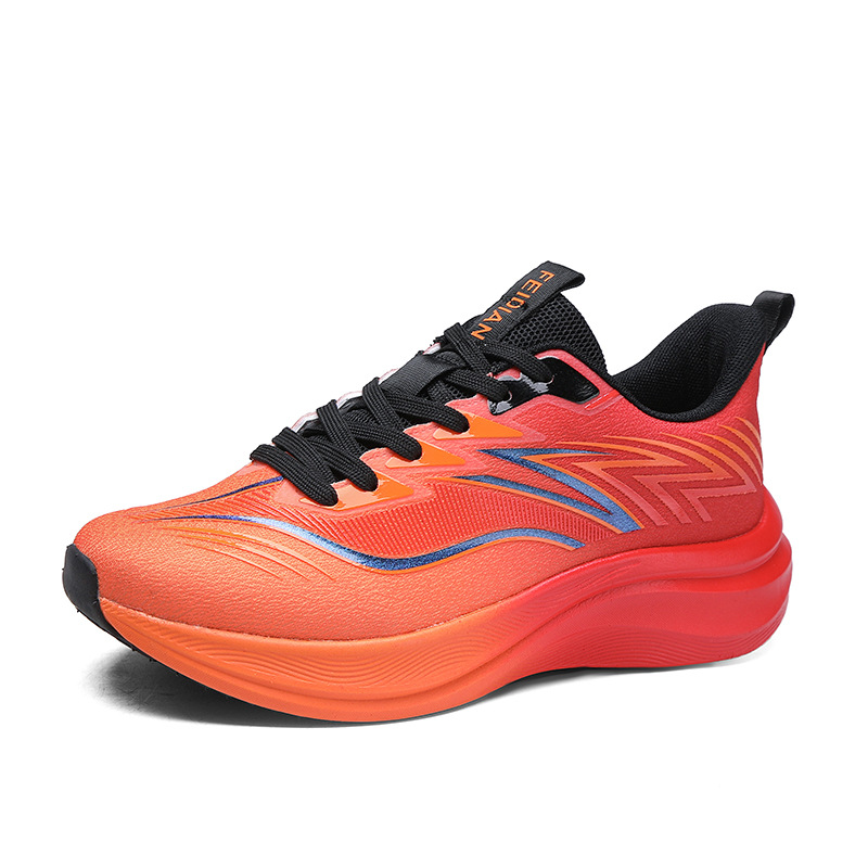 2024 nuevas parejas de moda nocturna zapatillas de deporte transfronterizas palomitas de maíz soleas grandes fricción sonora zapatillas deportivas para correr