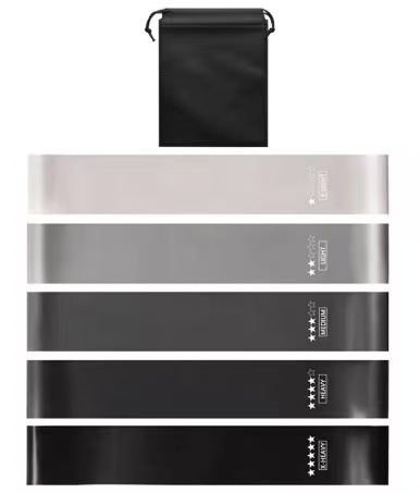 Serie Gradiente negro Cinturón elástico Cinturón de tracción de yoga Cinturón de resistencia de fitness Cinturón elástico Suministro directo transfronterizo TPE5