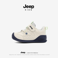 【16-24码】Jeep男宝运动鞋2025秋季防踢软底学步鞋女童机能鞋子