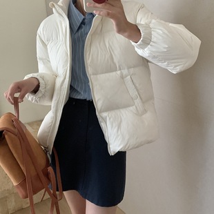 2024 new [small] original white duck down ladies Joker Korean warm fashion coat winter