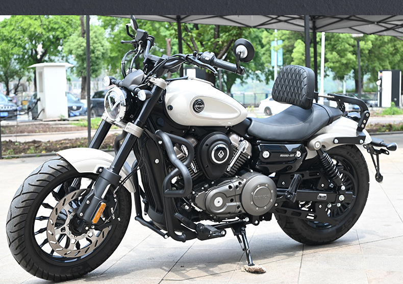Suitable for Benda Chinchilla 250 motorcycle bumper anti-fall anti-collision foldable backrest side bag modification