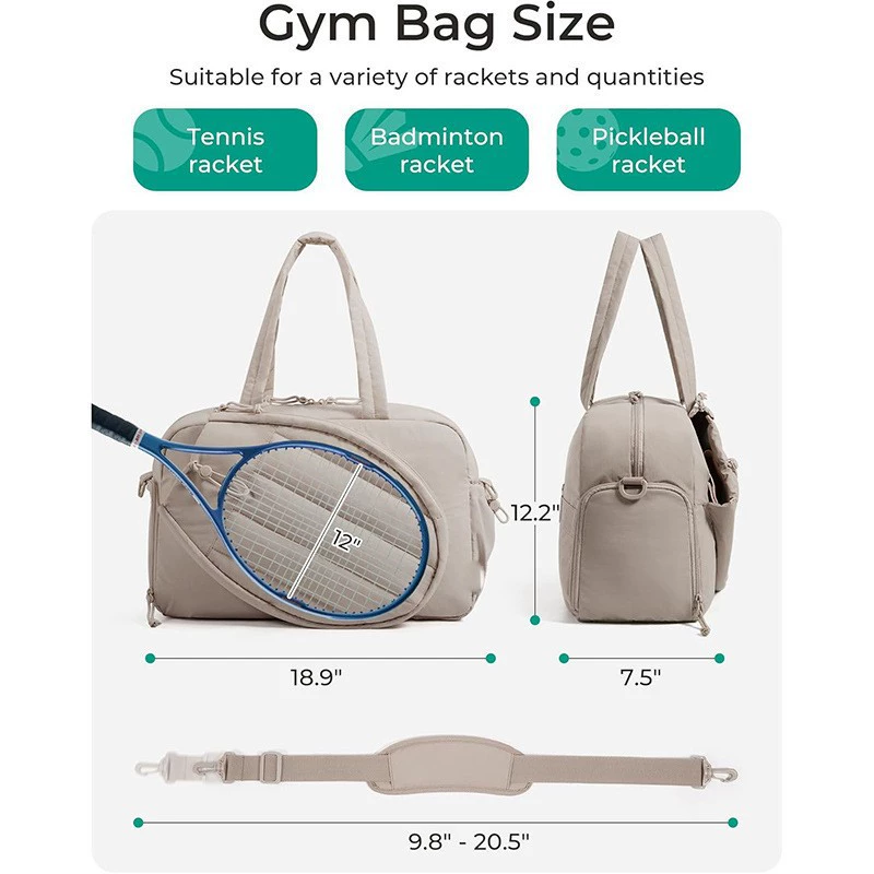 Handheld racket, waterproof tennis net, bag, Amazon