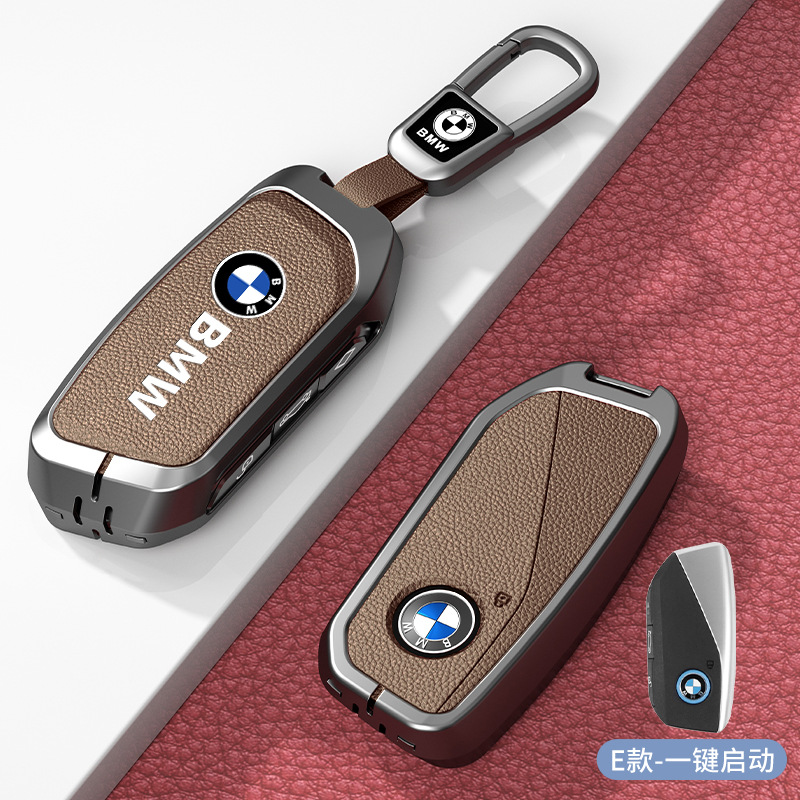 E 모델 카키색 아연 합금 쉘 + 자동차 로고 사각형 버클