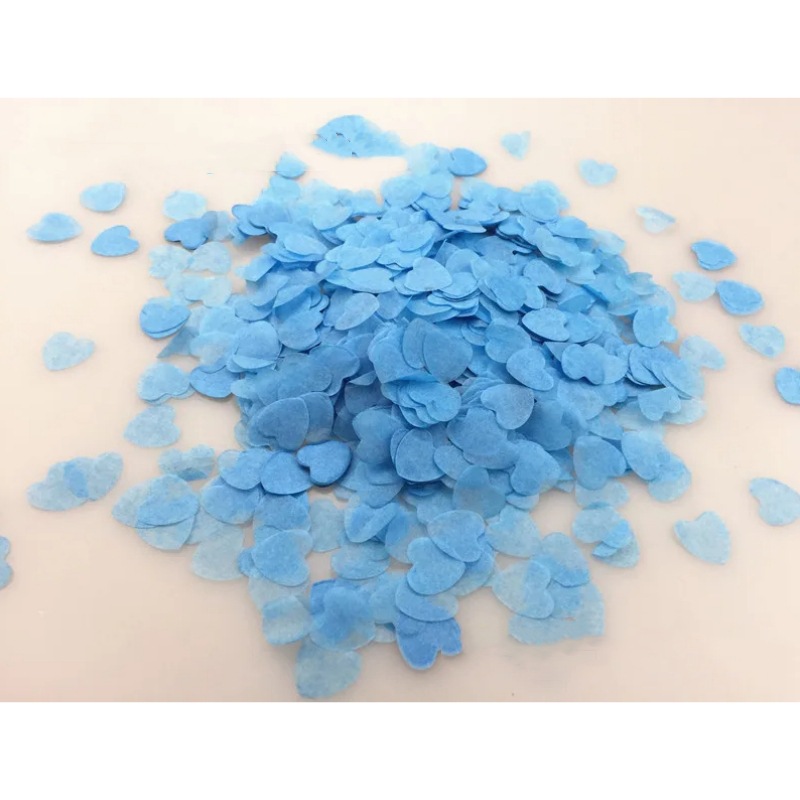 10g colorido 2.5cm confeti de amor fiesta de bodas de San Valentín sosteniendo pétalos globos transparentes relleno de bola de olas