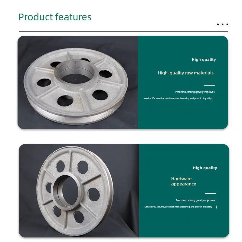 电动葫芦吊钩滑轮起重机行车内轮龙门吊配件1/2/3/5/10t吨槽轮片