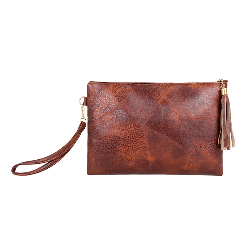 Bolso de hombro vintage para mujer, diseño plisado