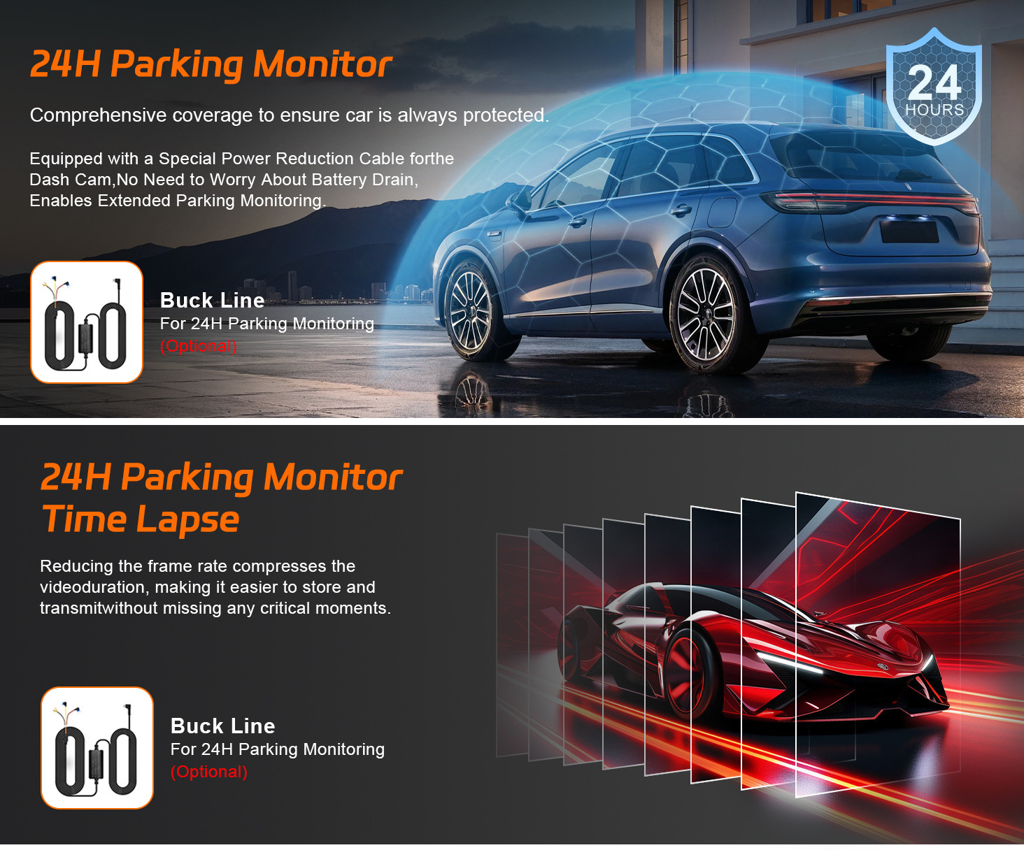 New cross-border dual 4K lens dashcam with Wifi connectivity, ultra-high-definition front and rear dual recording, GPS parking monitoring