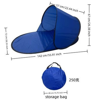 One-Second Quick-Opening Automatic Pop-Up Avtomobil yan çətirləri - dark-blue-single