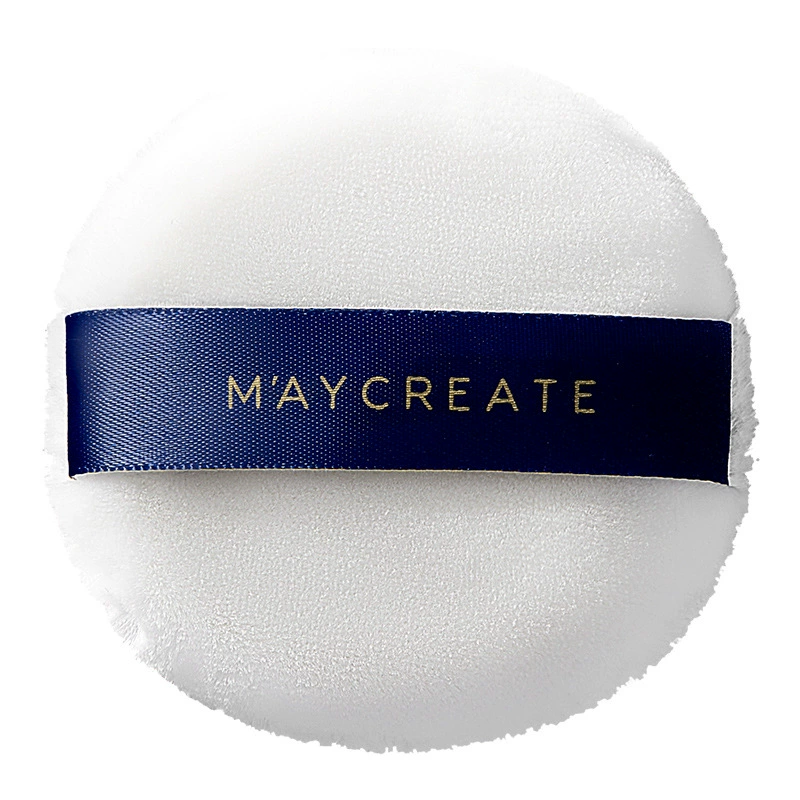 Maycreate пудра-спонж, мягкий кристаллический/бархатный аппликатор, 1–2 шт.
