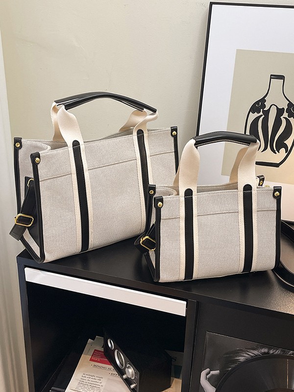 Bolso Tote para mujeres transfronterizas nuevo bolso de moda coreano de alta calidad contraste color versátil mochila de viaje
