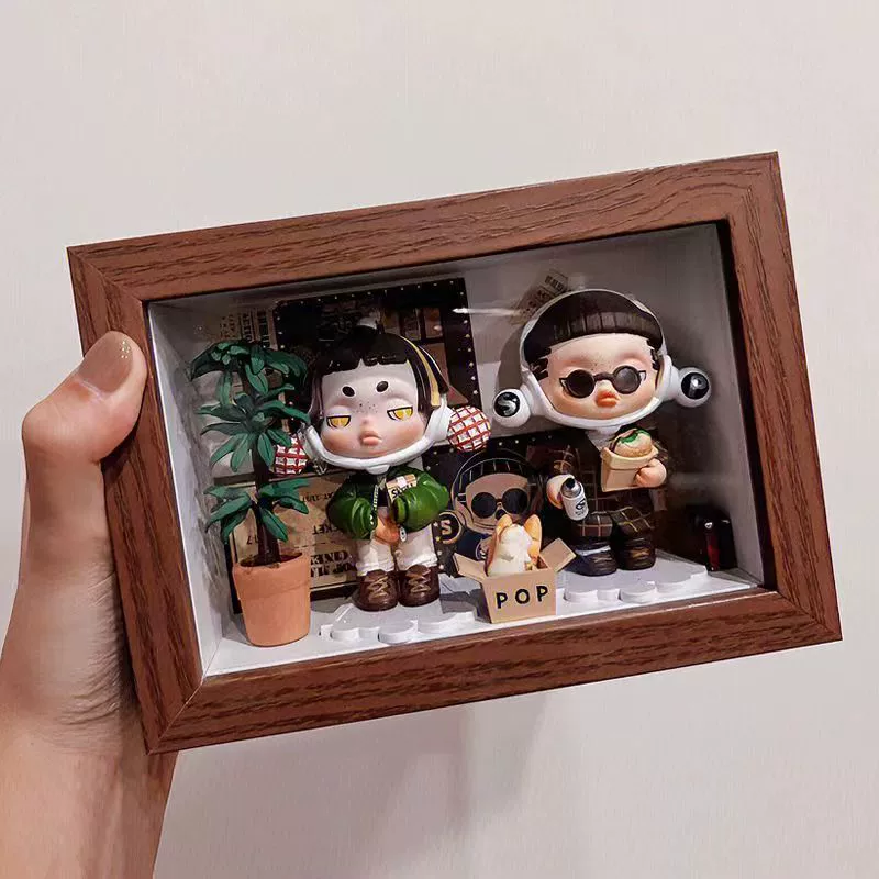 Акриловая 3D-рамка для фотографий, толстый пустотелый корпус для кукол и засушенных цветов, несколько размеров