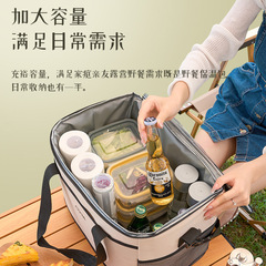 Insulated box, refrigerator bag, travel bag, car refrigerator, outdoor ice pack, portable takeout box, large capacity household cooling bag