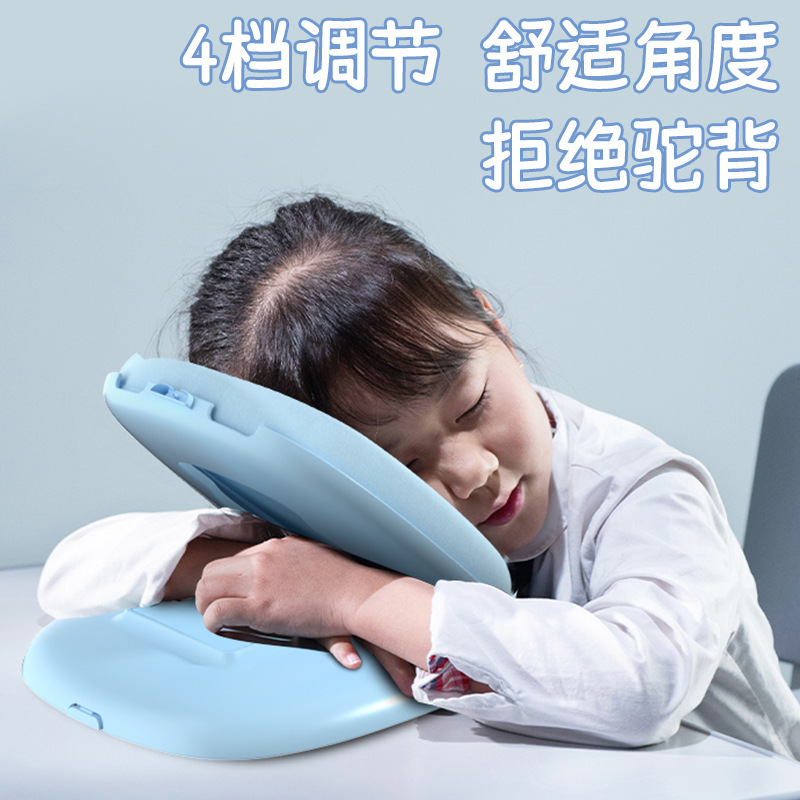 革新的なネット人気の新作折りたたみ式昼寝枕、オフィスでの昼休みに最適、調節可能なネックサポート付き、ふわふわで快適な折りたたみ枕|undefined