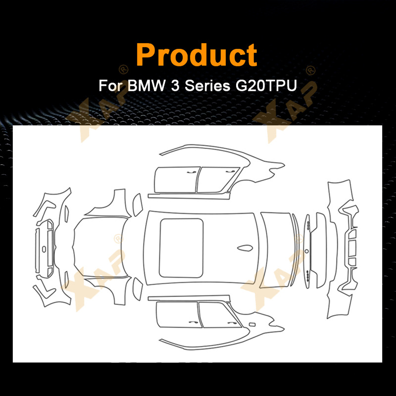 Cross-border exclusive for BMW 3 Series G20 invisible paint protective film to prevent scratches and brighten