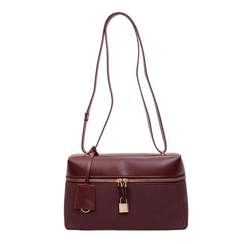 Bolso retro transfronterizo de alto nivel, bolso de moda de lujo ligero, bolso de almuerzo de hombro, bolso de caja universal