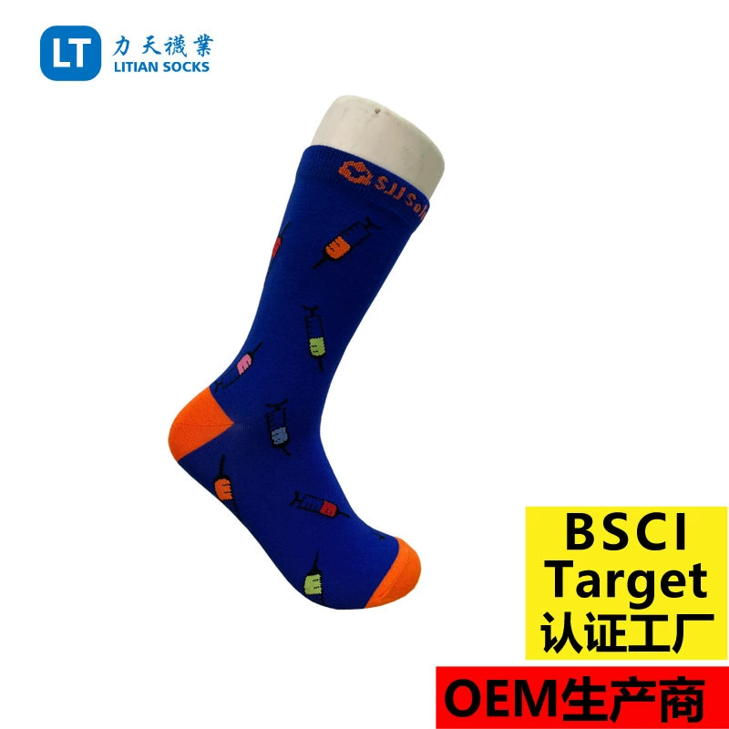 Весенне-осенние зимние носки для коньков Европейские и американские уличные высокие чулки Мужские и женские модные носки Жаккардовые носки в европейском и американском стиле уличной моды