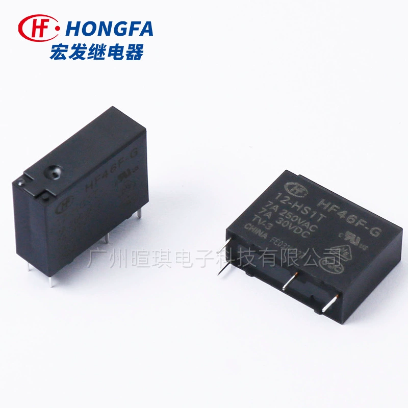 Реле Hongfa HF46F-G/5-HS1T 5V 12V реле 4 контакта 7A10A малой мощности