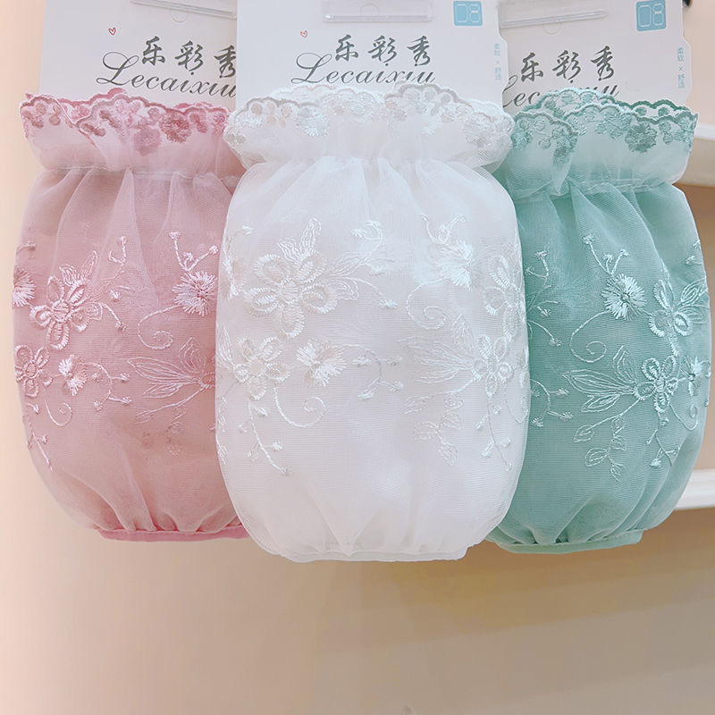Rose flower 3 pairs (white + green + pink)