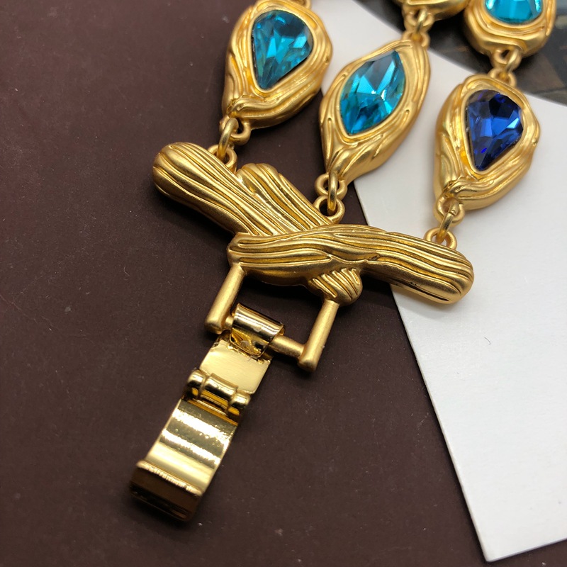 12g Weight Bracelets, Earrings, Necklace Classification Daily Occasion Alloy Material Leaf Pattern Women'S Gender Plating Design Retro Style Retro Leaf Alloy Plating Women's Bracelets Earrings Necklace 7