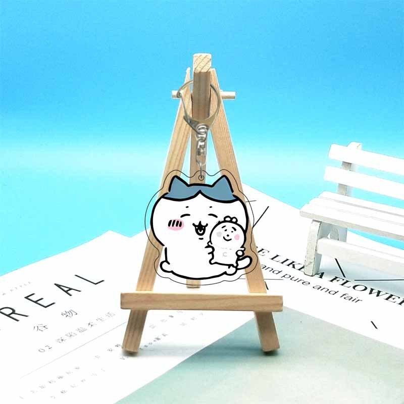 chiikawa ジイカワ ハチ小八 ins 漫画かわいいランドセル小さなペンダントアクリルキーホルダー|undefined