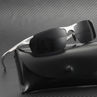 21 New polarized sunglasses PC imitation aluminum magnesium outdoor sports riding sunglasses reflective sunglasses wholesale 8177