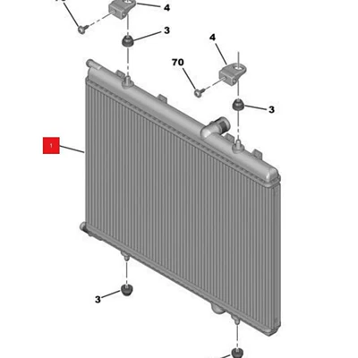 Assembly 1330R7 1330V2, Water tank