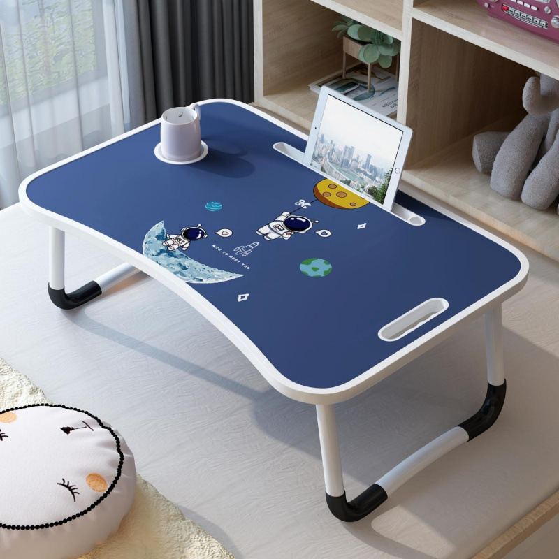 Bed Desk Foldable Small Table Multifunctional Table Dormitory Student Study Table Home Bedroom Writing Desk Table Board